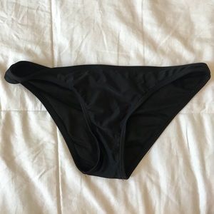 black bikini bottoms